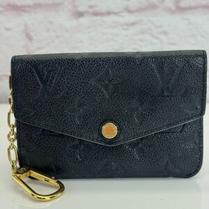 Louis Vuitton Empreinte Black Leather Key Pouch Holder